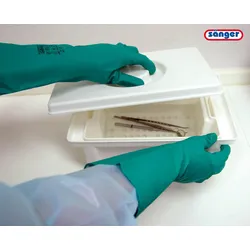 Sänger Neutron, Nitril-Schutzhandschuhe, Chemikalien- und flüssigkeitsdicht - Größe: S (7) - Verpackungseinheit: 1 Stück