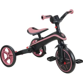 GLOBBER Explorer Trike Foldable 4in1 Dreirad Laufrad 10/8,5 Zoll faltbar, höhenverstellbar, rosa