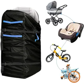 Lihao Transporttasche Kinderwagen Flugzeug 120x61x46cm Gate Check Wasserdicht 720D