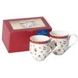 Villeroy & Boch Kaffeetasse 390 ml Mehrfarbig 2 St.