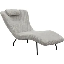 SalesFever Relaxliege Höhe: 82 cm, grau