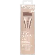 Real Techniques New Nudes H-Diamond Blending Brush, Foundation, Contour & Blush Makeup Brush for Seamless Liquid or Cream Coverage, Diamond-Shaped Head, Cruelty-Free, 1 Count