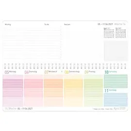 Häfft Tischkalender Rainbow 2026/2027