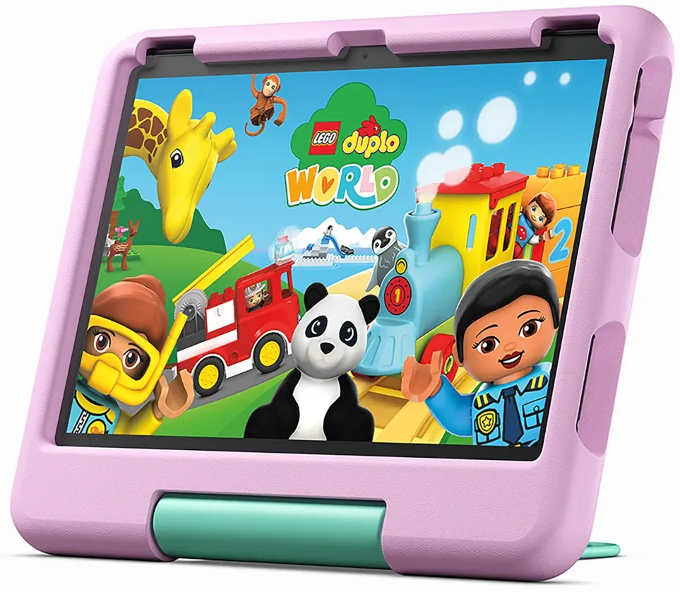 Das neue Amazon Fire HD 10 Kids-Tablet 2023 rosa für Kinder ab dem Vorschulalter | Mit brillantem 10-Zoll-Display, Kindersicherung und 2 Jahren Sorg