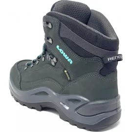 Lowa Renegade GTX Mid Damen Asphalt/Türkis 40