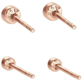 Elli Ohrstecker Set Roségold 925 Sterling Silber 2er Set mit Kristall