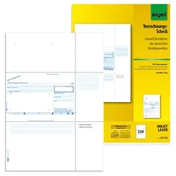 250 SIGEL SEPA-Verrechnungsscheck Bankformulare ZV532