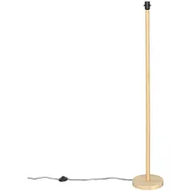 QAZQA Mels 1-flg. E27 Natur Holz