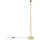 QAZQA Mels 1-flg. E27 Natur Holz