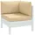 vidaXL Palettenkissen 3-tlg. melange beige