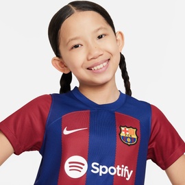 Nike FC Barcelona 2023/24 Home dreiteiliges Nike Dri-FIT-Set für jüngere Kinder - Blau, XS