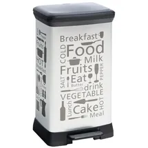 Curver Deco Bin 50 l Silber