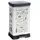 Curver Deco Bin 50 l Silber