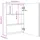 vidaXL LED-Bad-Spiegelschrank 50 cm grau
