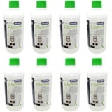 8er Pack DeLonghi Entkalker EcoDecalk für Kaffevollautomaten DLSC500 / 8004399329492 - 500ml