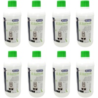 8er Pack DeLonghi Entkalker EcoDecalk für Kaffevollautomaten DLSC500 / 8004399329492 - 500ml