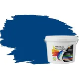 RyFo Colors Silikonharz Fassadenfarbe Lotuseffekt Trend Enzianblau 3l - bunte Fassadenfarbe, weitere Blau Farbtöne und Größen erhältlich, Deckkraft Klasse 1
