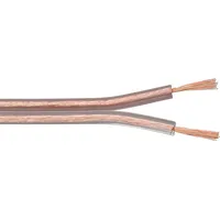 goobay 67727 - Lautsprecherkabel transparent