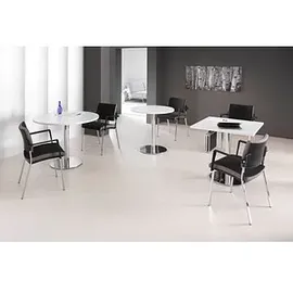 Hammerbacher Bistrotisch lichtgrau 80,0 x 80,0 x 74,5 cm