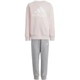 adidas Essentials Logo French Terry Jogginganzug Kinder Jogginganzug, rosa - 110
