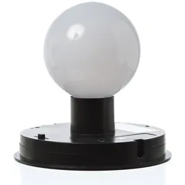 MARELIDA LED Solar Laterne/Hängeleuchte Rattanoptik Solarleuchte schwarz