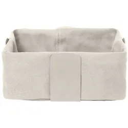 Designer Brotkorb DESA L aus Stoff und Metall moonbeam