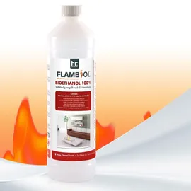 Höfer Chemie Bioethanol 1 L Edelstahl transparent
