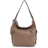 SURI FREY Freizeitrucksack Schultertasche Nicky City Backpack Taupe - Taupe,