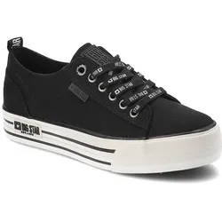 Schwarze Turnschuhe Big Star Modische Damenschuhe, 40