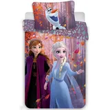Jerry Fabrics Disney Frozen Baumwolle Bettwäsche Bettbezug 140x200 cm Kissenbezug 70x90 cm,