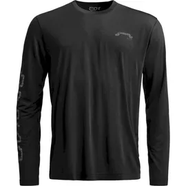 Ortovox 150 Cool Pillow LS - Merinoshirt - Herren black raven