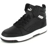 Puma Rebound V6 MID WTR JR Sneaker, Shadow Gray Black White, 35.5 EU