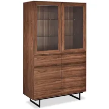 Furnhouse Vitrine 110 x 45 x 190 cm Braun