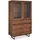Furnhouse Vitrine 110 x 45 x 190 cm Braun