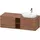 Duravit D-Neo Konsolenwaschtischunterbau wandhängend Nussbaum Matt 1400x550x459 mm - DE4950R04790000 DE4950R04790000