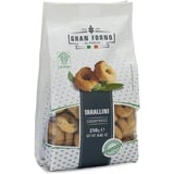 Gran Forno Taralli Natur - 250g - knackig-luftiger Snack - Italienischer Knabberartikel - salzige Teigkringel