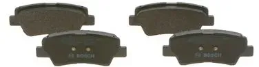 BOSCH Bremsensatz-Hinterachse Bremsensatz, Scheibenbremse hinten rechts links voll 262mm für HYUNDAI KIA TOYOTA SSANGYONG 58302B2A10 58302G0A50 583023