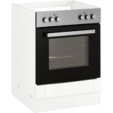 kochstation Herdumbauschrank »KS-Tinnum«, 60 cm breit, für Herd-Set, weiß