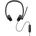 Kabelgebunden USB-C Microsoft Teams Zoom Office Headset Schwarz