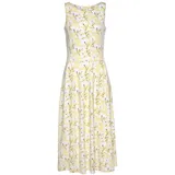 Beachtime Sommerkleid Gelb/Creme Bedruckt 44