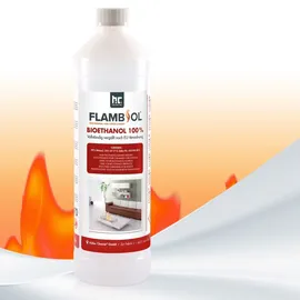 Höfer Chemie Bioethanol 240 x 1 L hochrein für Edelstahl-Tisch-Kamine Weiß