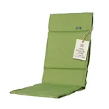 Madison Hochlehnerauflage Rib grün Gartenstuhl Auflagen Kissen Polster Einlage, (Auflage, 1 St., 1 Auflage), für Hochlehner-Stühle UV-beständig 100% Dralongewebe grün