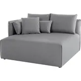 andas Ottomane »Nöre«, kurzes Lounge-Modul - zum Zusammenstellen, Breite 138 cm, Tiefe 128 cm grau