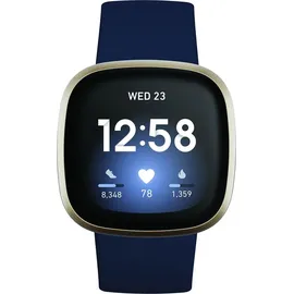 Fitbit Versa 3 nachtblau/aluminium softgold