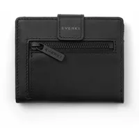 Everki RFID Reisepasshülle Geldbörse Herren - Cardholder Portmonee Herren Leder, Schwarzes Portemonnaie mit Münzfach, Slim Wallet Geldbeutel mit RFID Schutz, Mini Reisegeldbeutel, RFID Mens Wallet