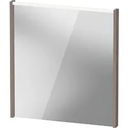 Duravit D-Code Spiegel DC7076043430000 650x700x48, Basalt Matt, mit LED Beleuchtung