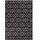 Steffensmeier Outdoorteppich, Schwarz, Textil, Rauten, Rechteckig, 80x150 cm wasserabweisend, Teppiche & Böden, Teppiche, Outdoorteppiche