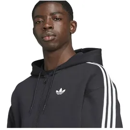 adidas Originals Adicolor Spacer Oversized Reißverschlusspullover - Black - 2XL