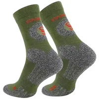 STARK SOUL Wandersocken 2er Pack Khaki/Grün 43-46