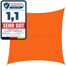 Casa Pura Wasserabweisendes Sonnensegel   Orange